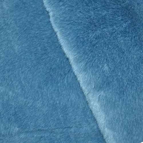 3 1/2 YD PC -- Frosted Ocean Blue Polyester Faux Home Decorating Fabric
