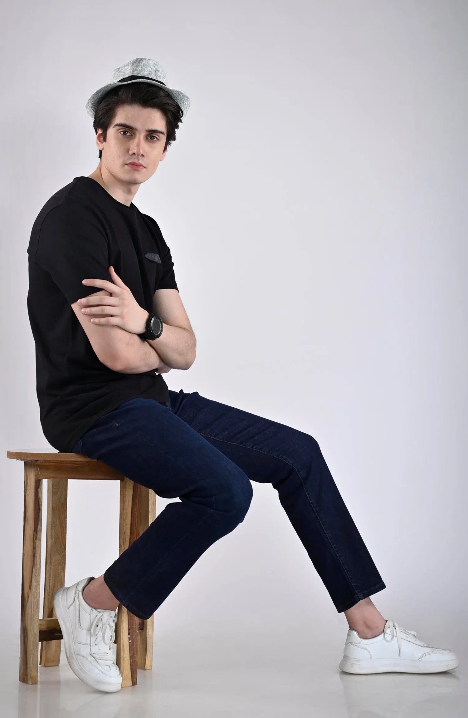 Black Bone Pocket T-Shirt