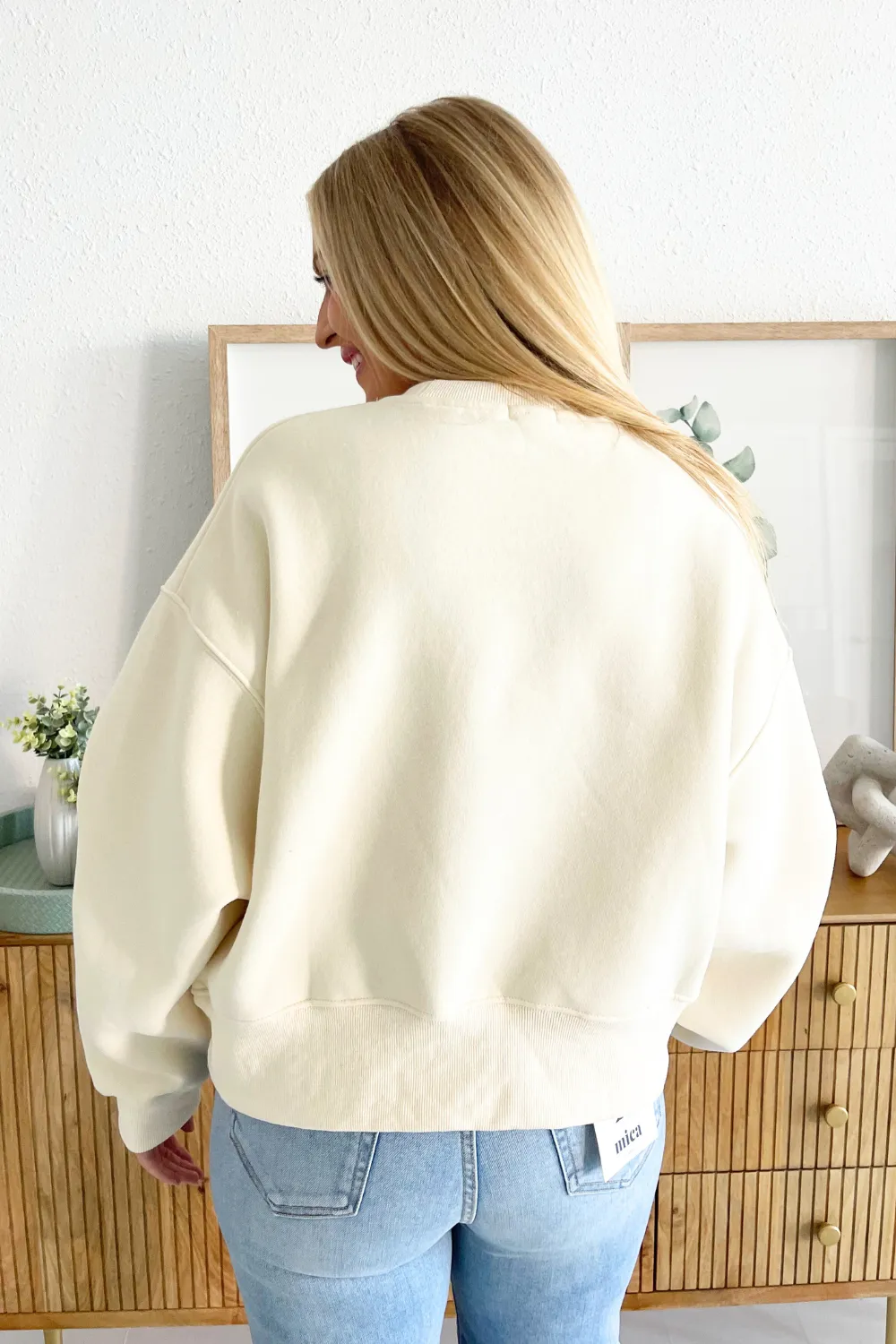 Dropped Shoulder Sweatshirt
