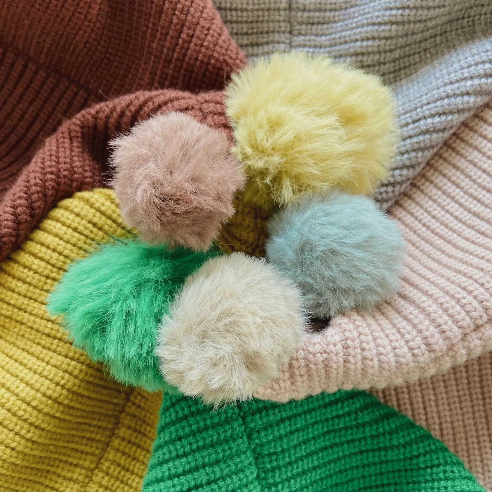 Elf Pompom Hooded Cardigan Sweater