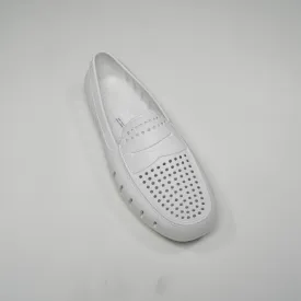 Floafers | Men's Country Club Driver | Bright White/ Harbor Mist