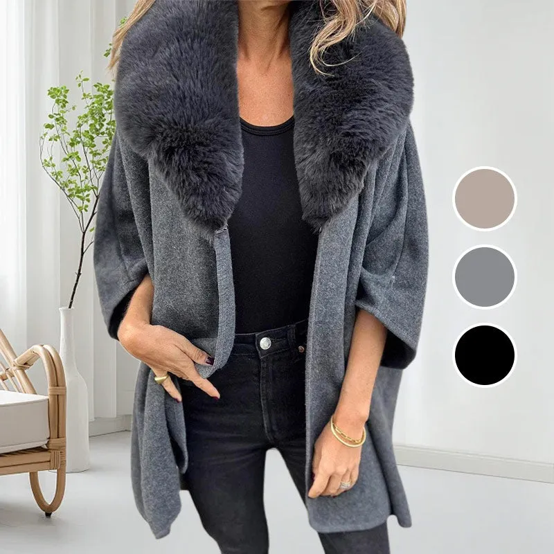 Hot Sale 50% off  Women's Faux Fur Collar Puffer Coat