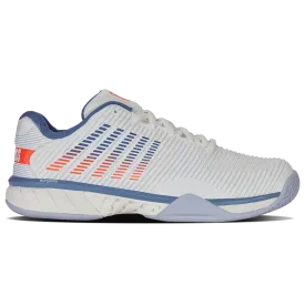 K-Swiss Hypercourt Express 2 (Mens) - Lucent White/Infinity/Scarlet Ibis