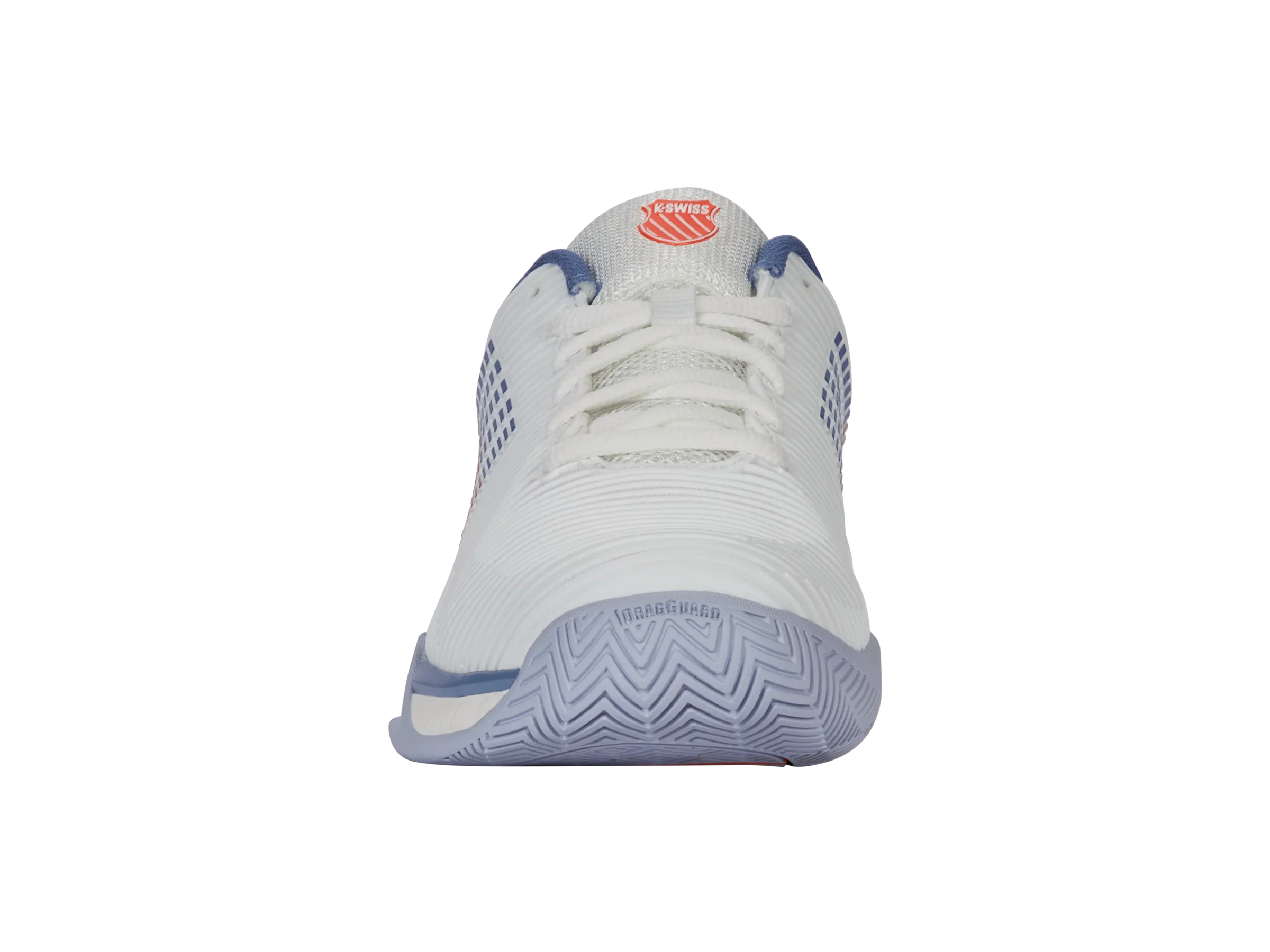 K-Swiss Hypercourt Express 2 (Mens) - Lucent White/Infinity/Scarlet Ibis