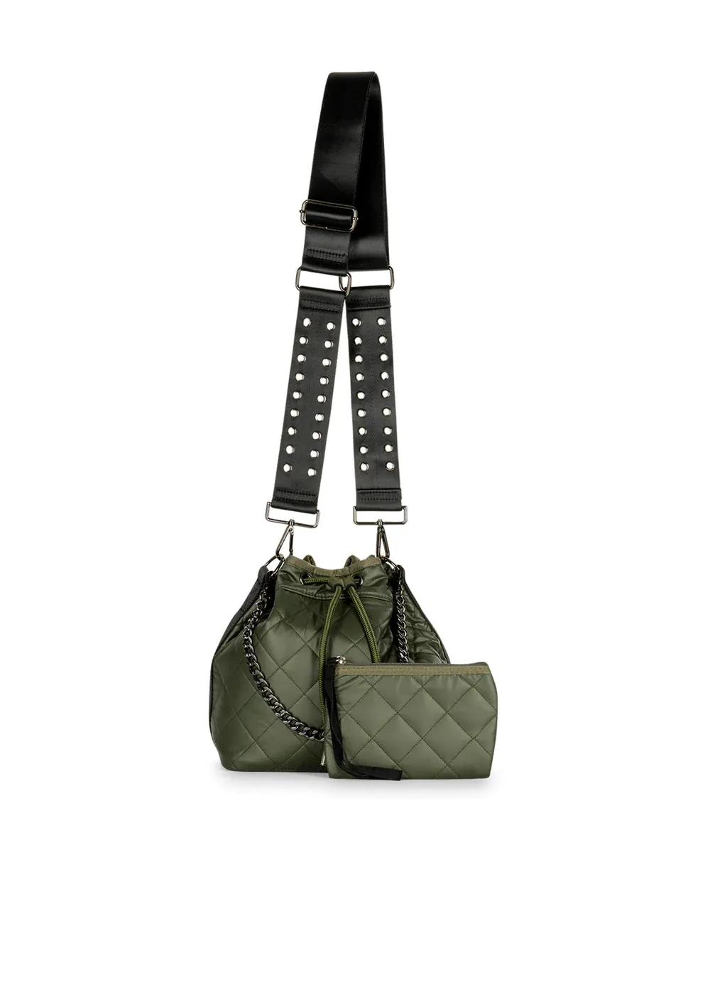 Lindsey Puffer Bucket Bag