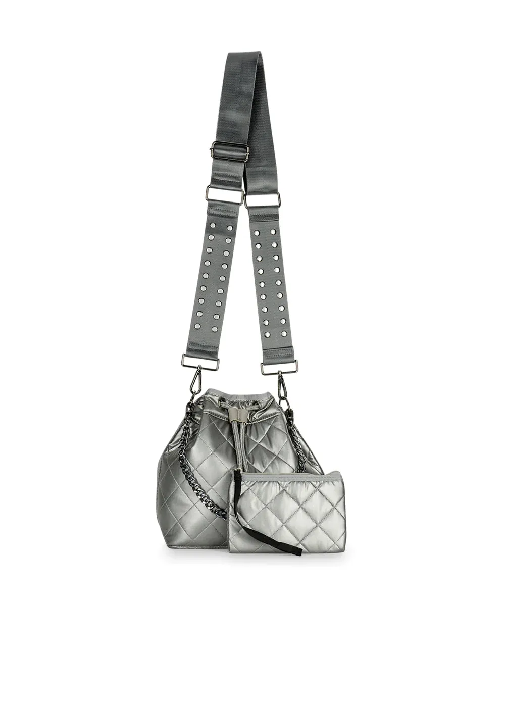 Lindsey Puffer Bucket Bag