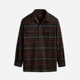 OG STRIPE BOARD SHIRT - BROWN/MULTI OMBRE STRIPE