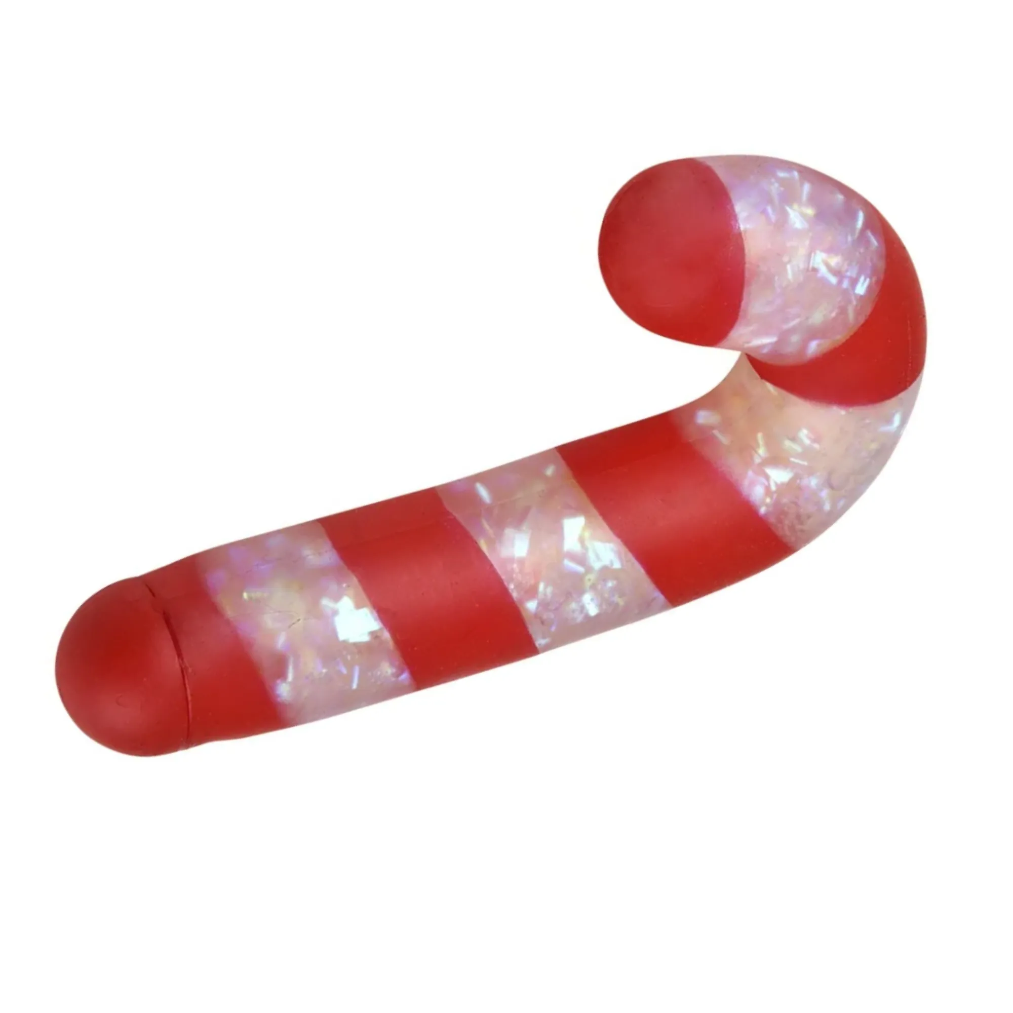 Stocking Stuffer - Squeezy Sparkle Candy Cane 5"