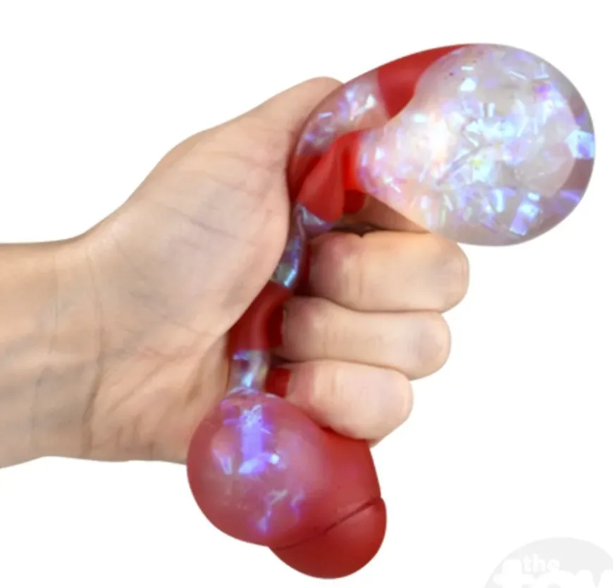Stocking Stuffer - Squeezy Sparkle Candy Cane 5"