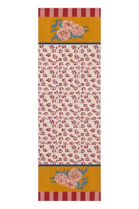 Table Runner in Gold Leopard Stripes